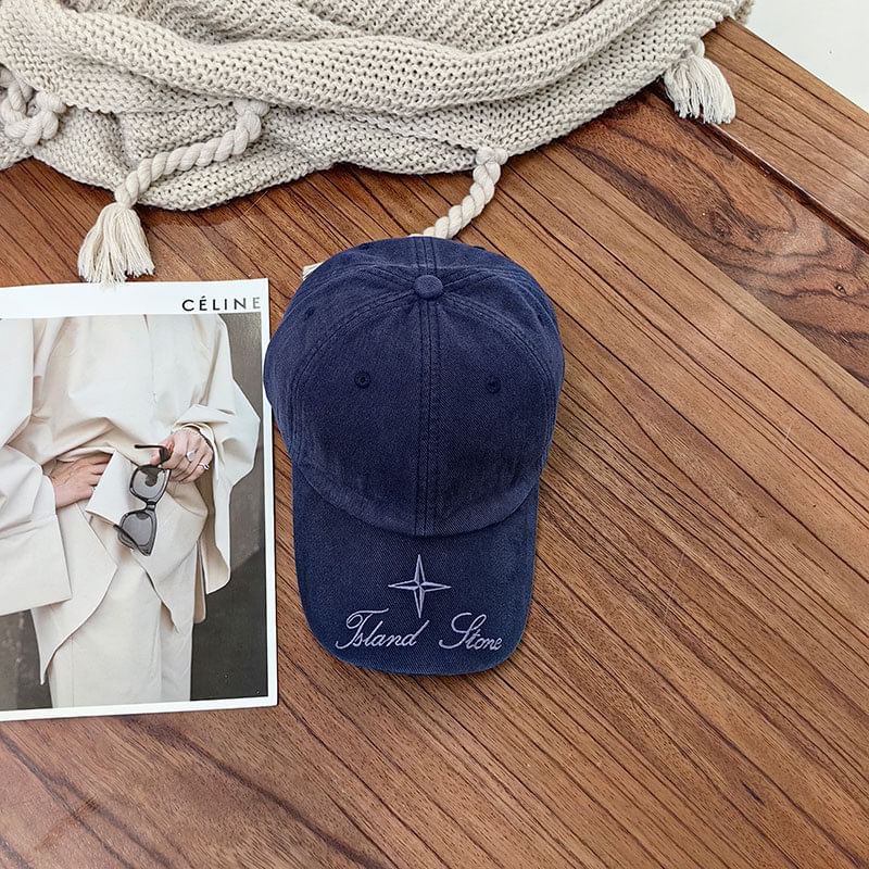Cap Embroidered Baseball Lettering