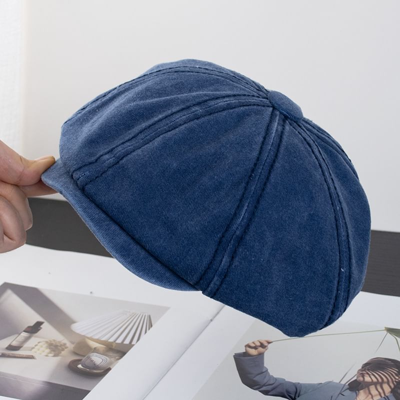 Vintage Cap Newsboy Washed Cotton