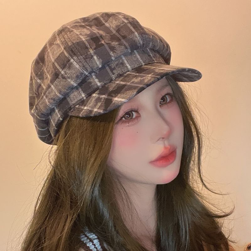 Newsboy Cap Plaid