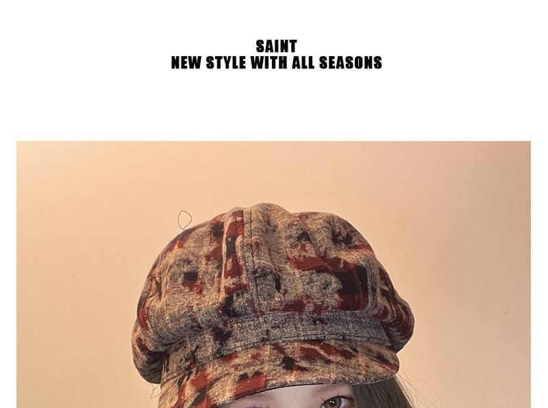 Newsboy Cap Plaid