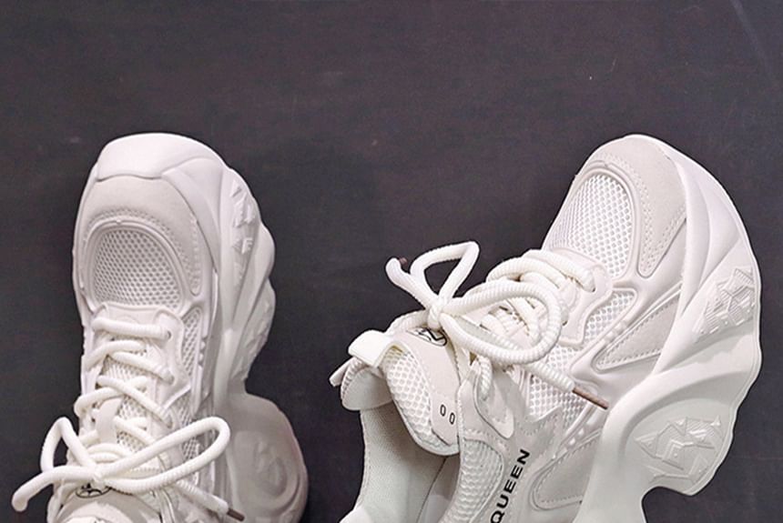 Lace Sneakers Up Platform