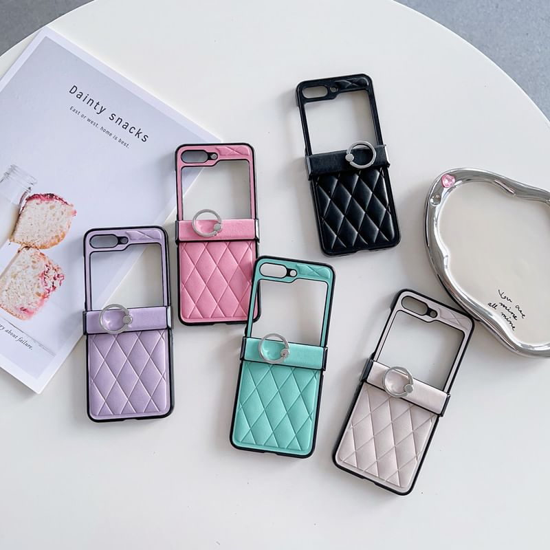 Stand Argyle Case Phone Ring