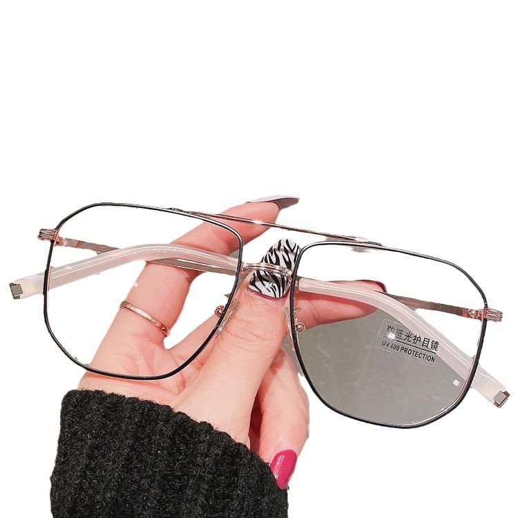 SampleSquare Metal Frame Blue Light Blocking Glasses