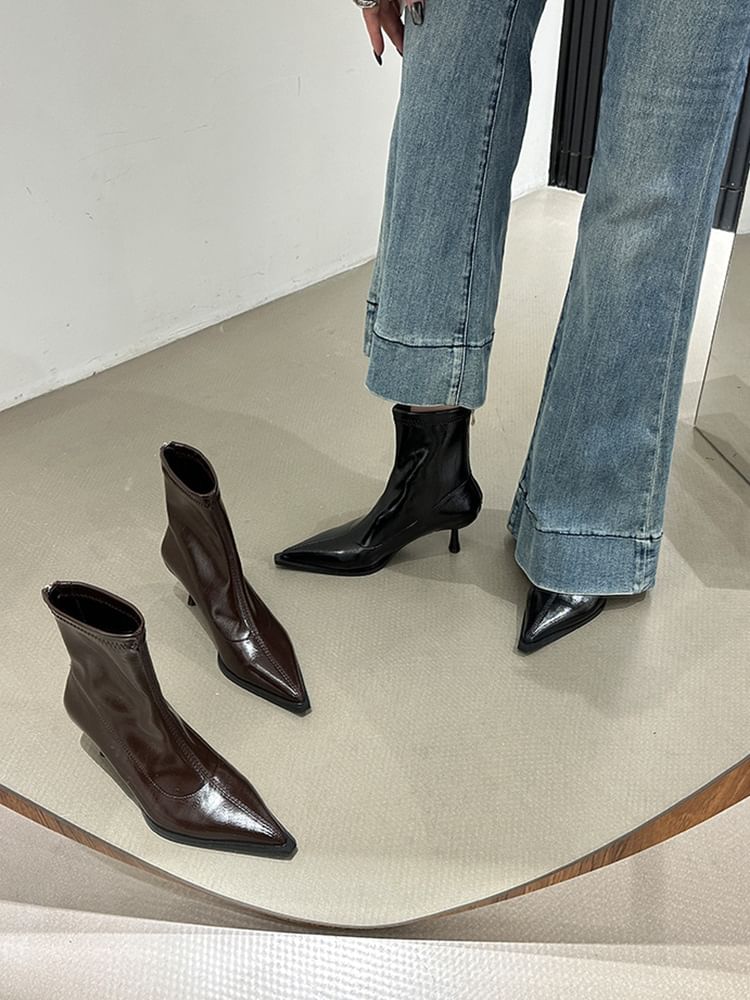 Sample Pointy Stiletto Heel Short Boots