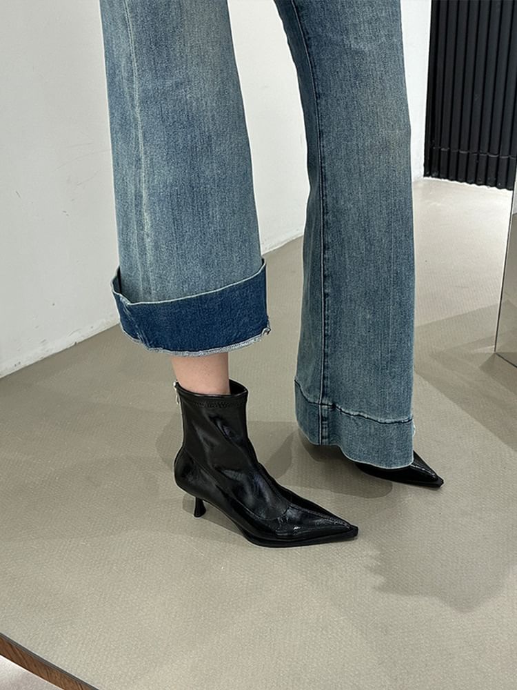Sample Pointy Stiletto Heel Short Boots