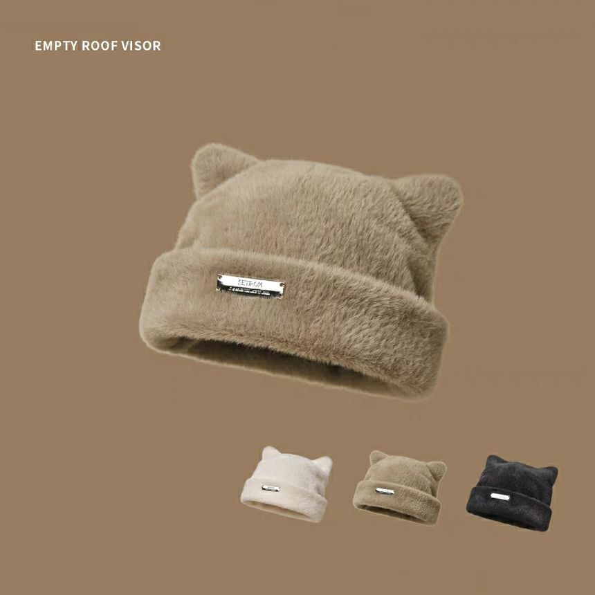 Fluffy Plain Hat Ear