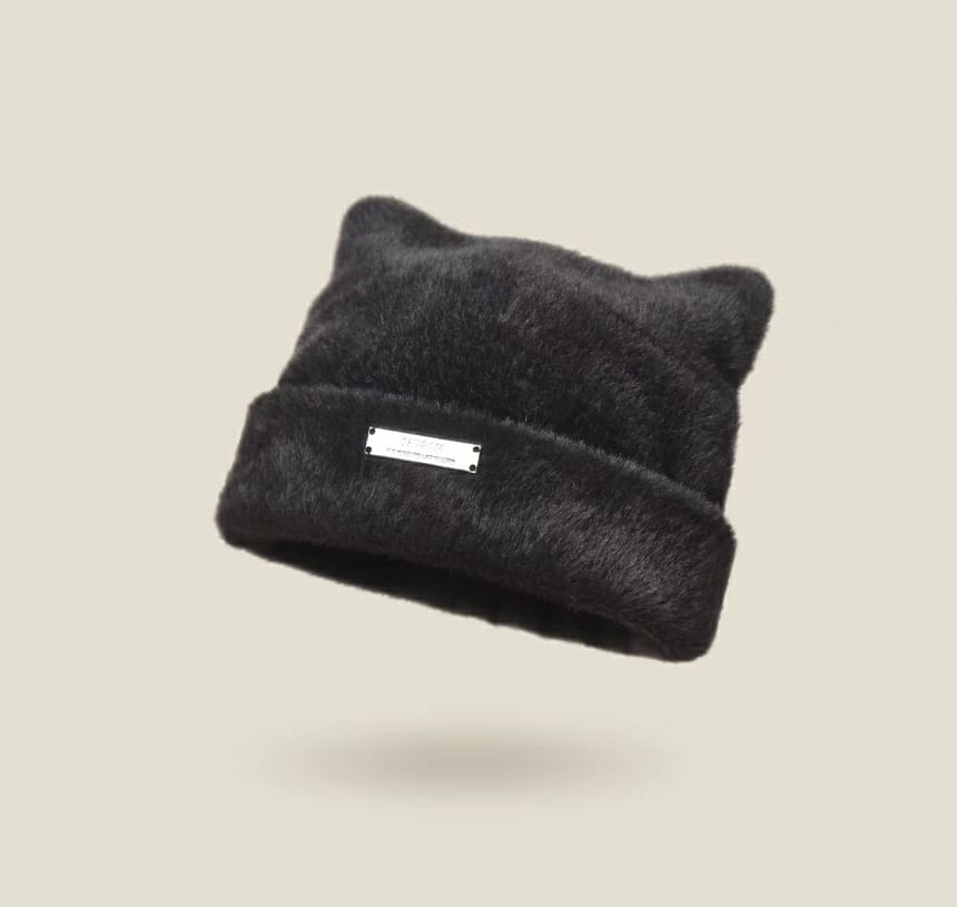 Fluffy Plain Hat Ear