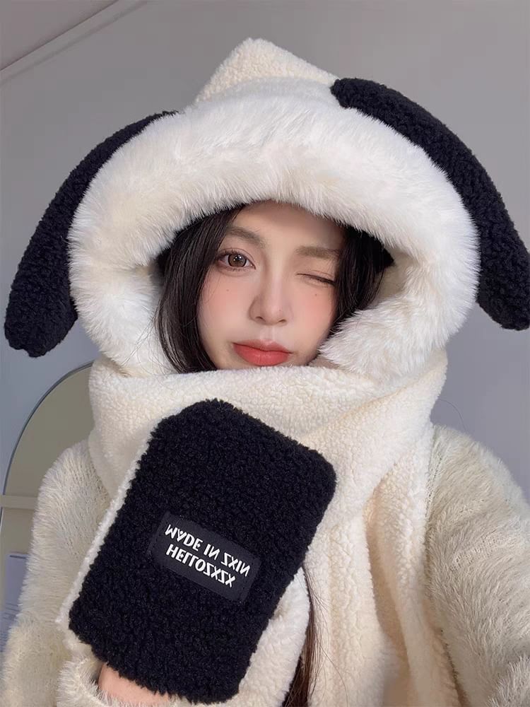 Scarf Dog Ear Hooded