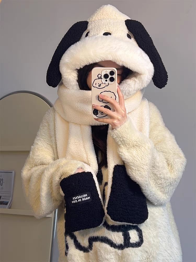 Scarf Dog Ear Hooded
