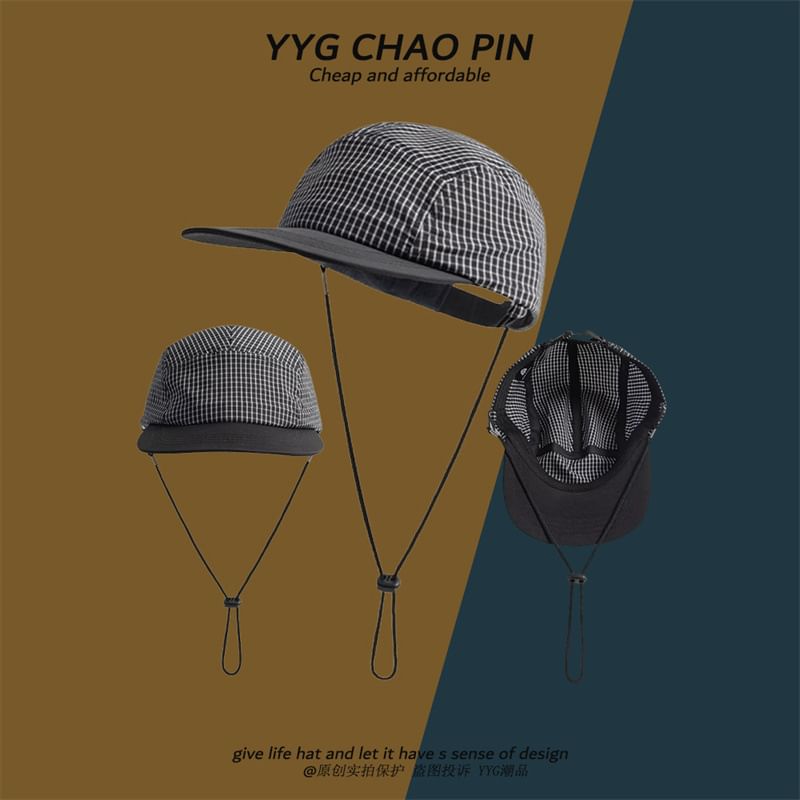 Baseball Cap Plaid