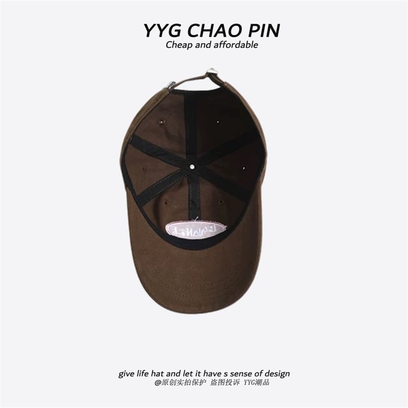 Embroidered Baseball Letter Cap