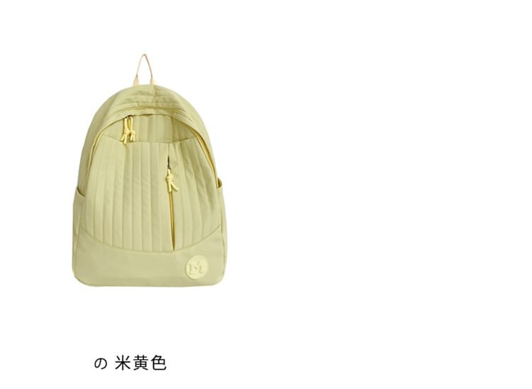 Backpack Laptop Quilted Plain