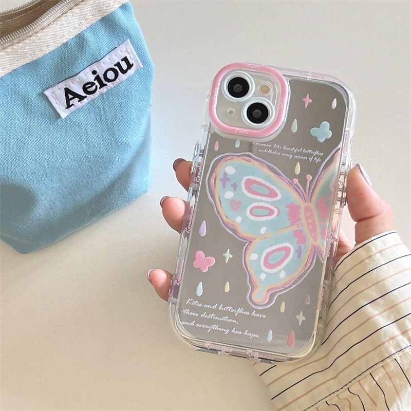 Phone Butterfly Case Mirrored Print