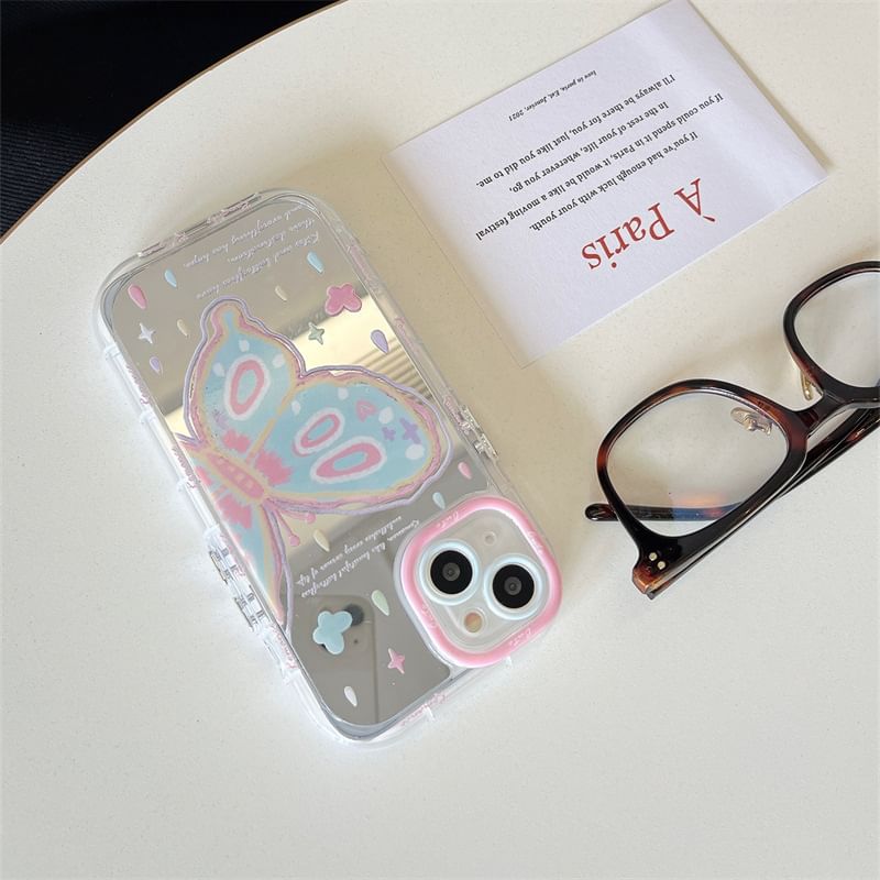 Phone Butterfly Case Mirrored Print
