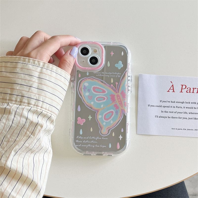 Phone Butterfly Case Mirrored Print