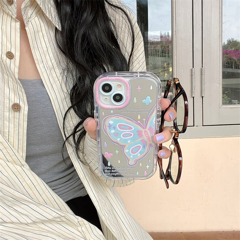Phone Butterfly Case Mirrored Print