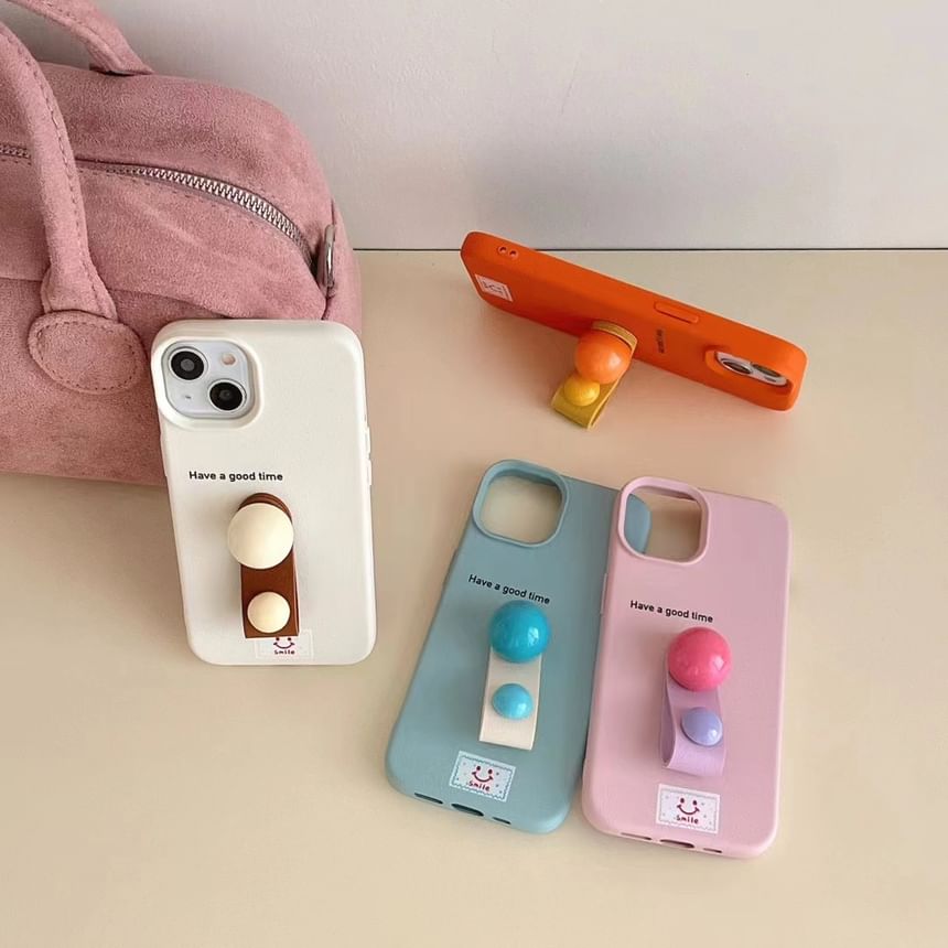 Phone Finger Case Strap Beaded