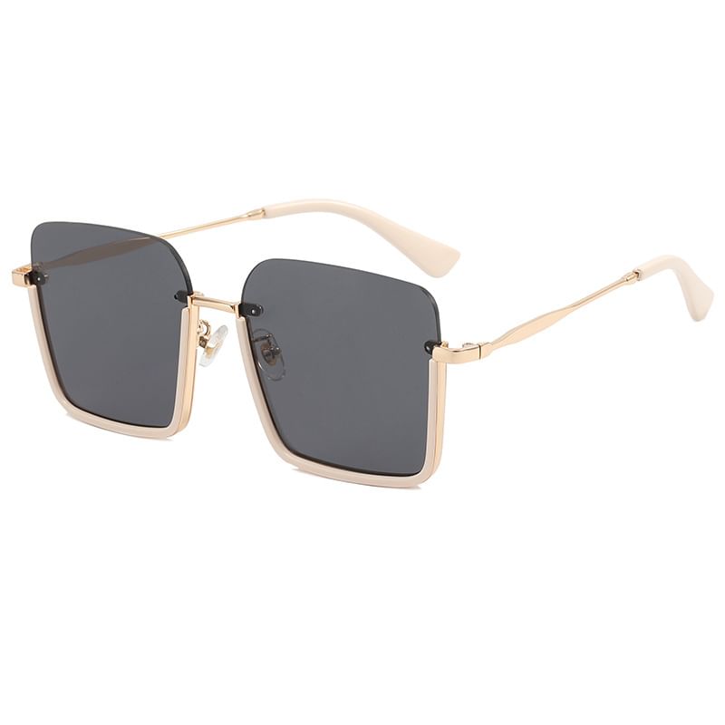 SampleSquare Half Frame Sunglasses