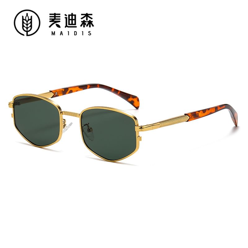 Sample Geometric Metal Frame Sunglasses
