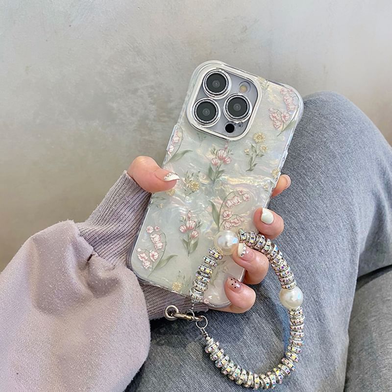 Strap Phone Flower / Set Case