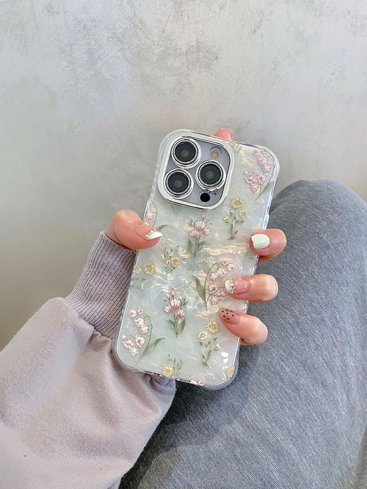 Strap Phone Flower / Set Case