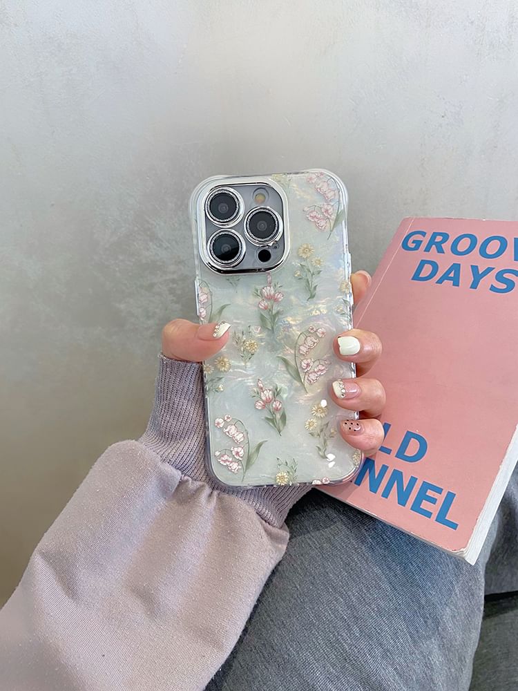 Strap Phone Flower / Set Case