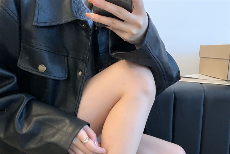 Sample Faux Suede Mid Calf Boots