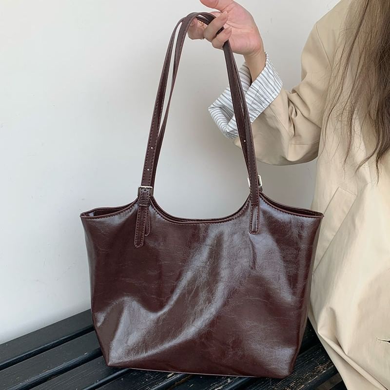 Wholesale Sample Bag Faux Plain Tote Leather