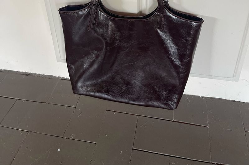 Wholesale Sample Bag Faux Plain Tote Leather