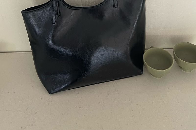 Wholesale Sample Bag Faux Plain Tote Leather