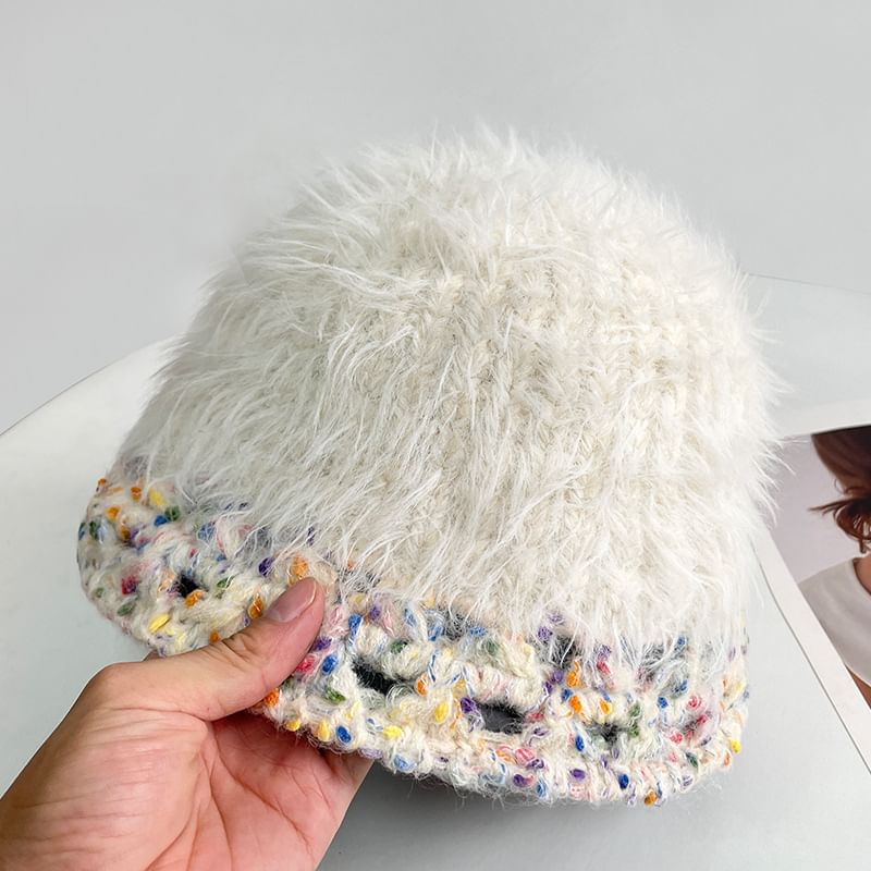 Melange Knit Beanie