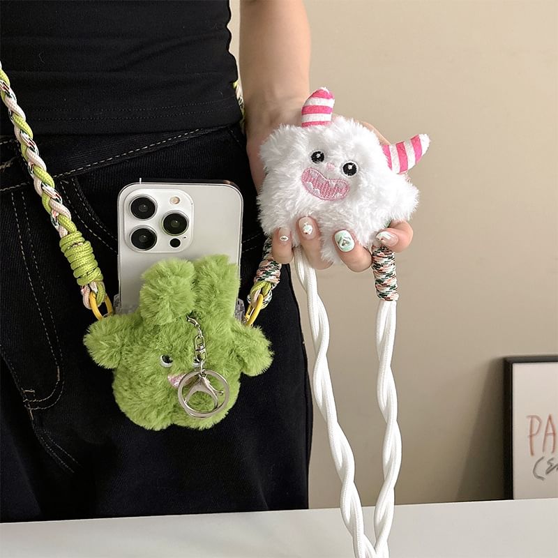 Monster Phone On Lanyard Clip Plush