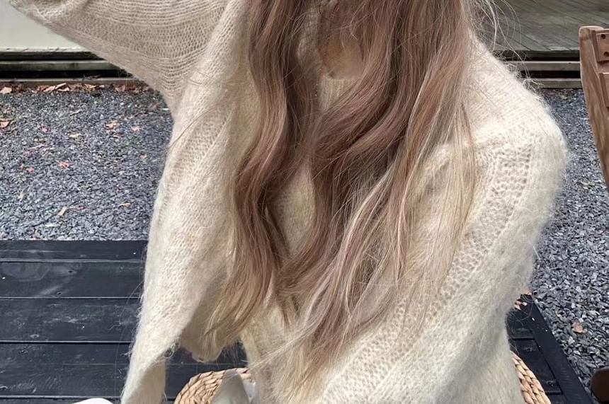 Großhandelsmuster Beanie Strick Zopfmuster Uni