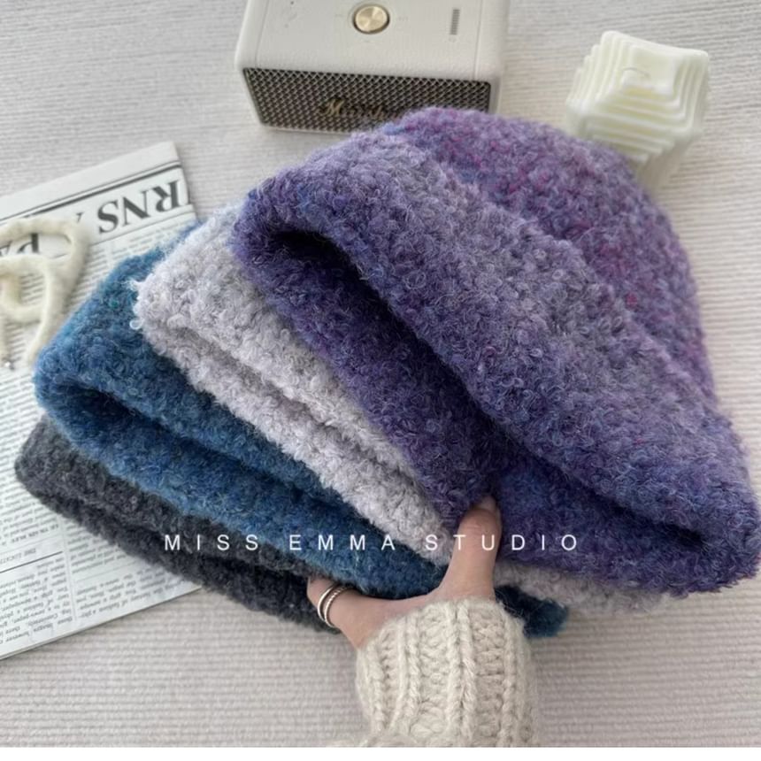 Cuffed Gradient Beanie