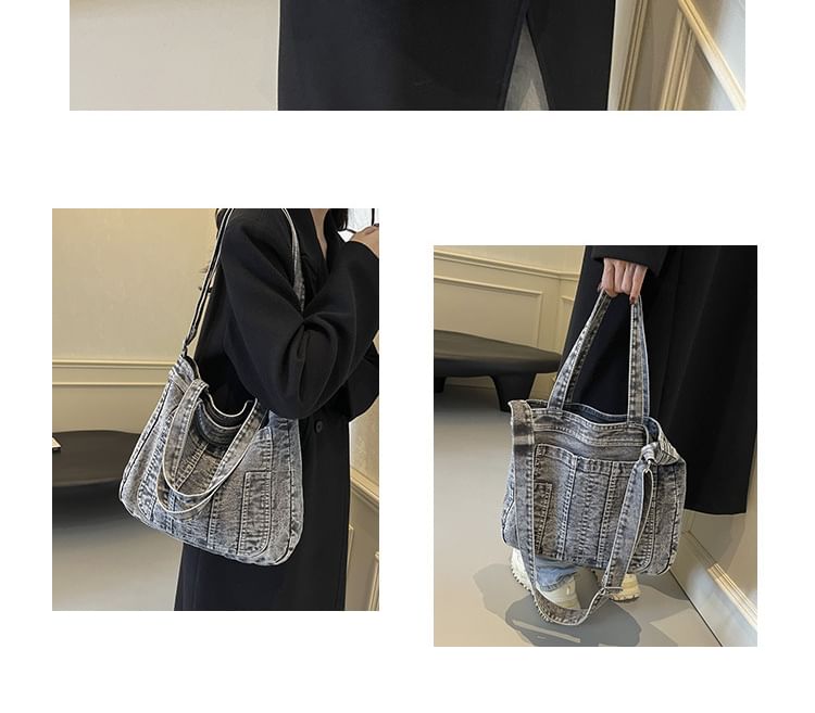 Crossbody Denim Bag Washed