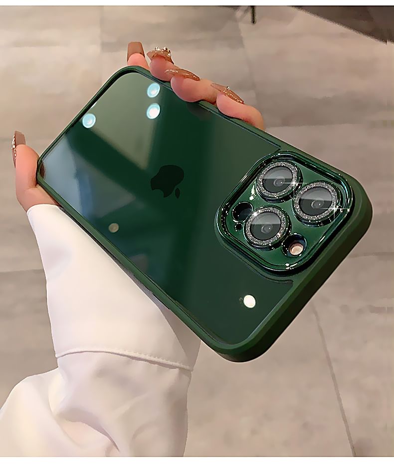 Protection Lens Phone Case Glitter