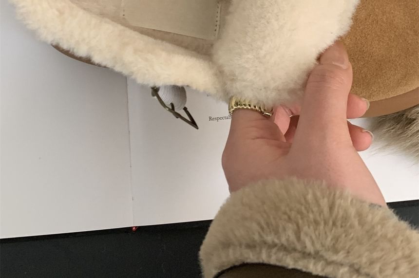Sample Buckled Ankle Snow Boots