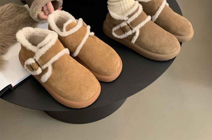 Sample Buckled Ankle Snow Boots