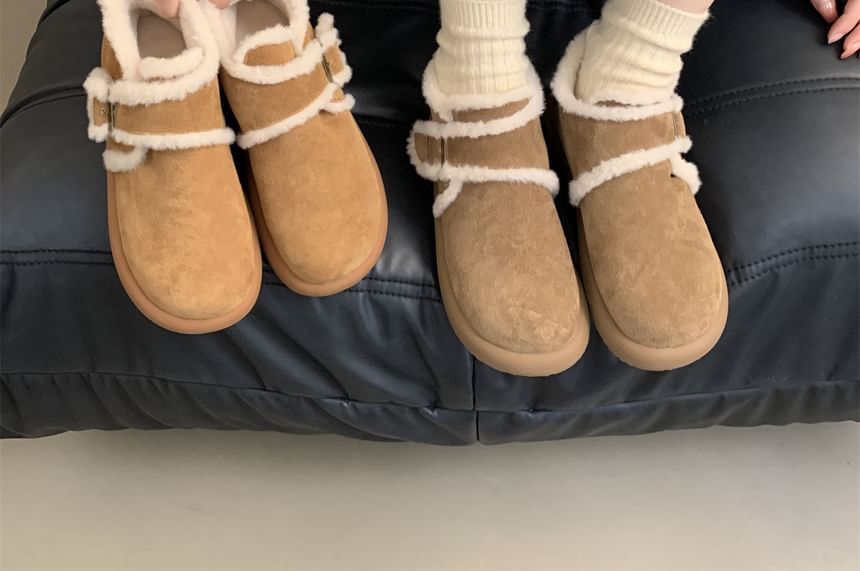 Sample Buckled Ankle Snow Boots