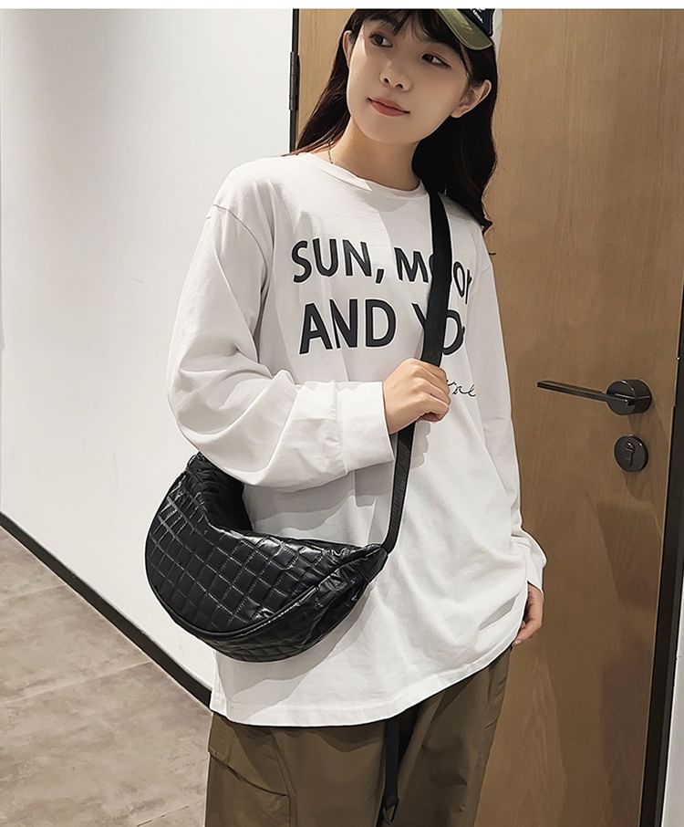 Wholesale Sample Quilted Crossbody Bag