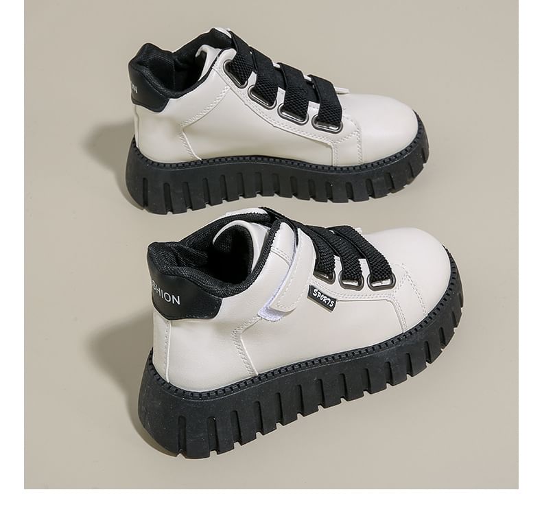 Top Platform Sneakers High Panel