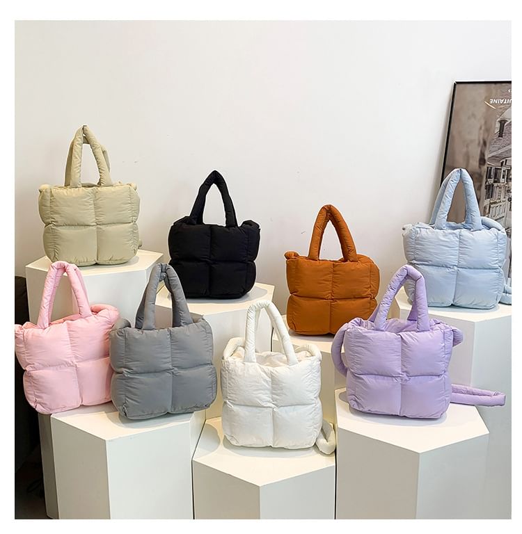 Puffer Plain Crossbody Bag