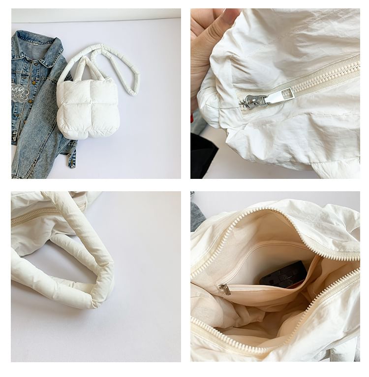 Puffer Plain Crossbody Bag