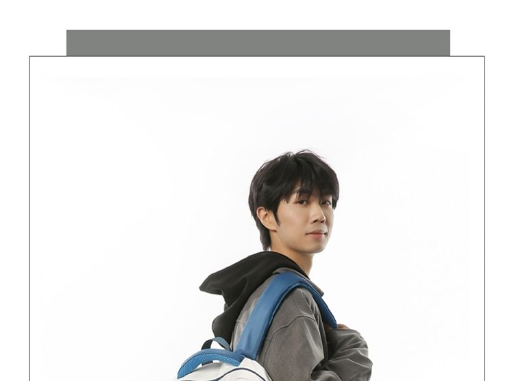 Wholesale Sample Set: Lettering Buckled Nylon Backpack + Coin Purse