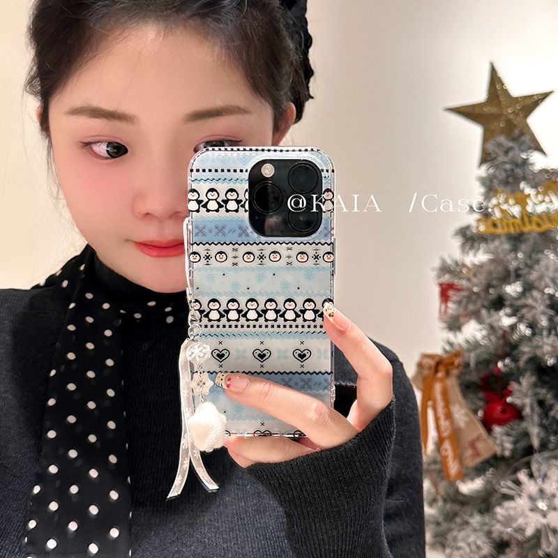 / Phone Charm Set Penguin Case