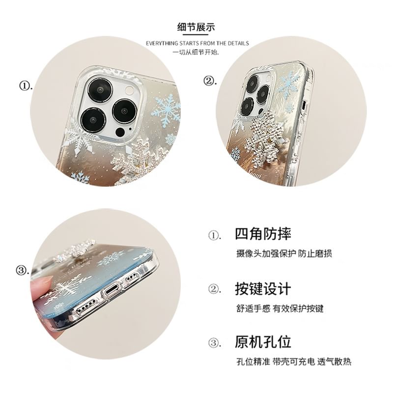 Case Snowflake Phone