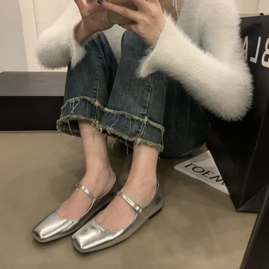 Toe Flats Jane Square Mary