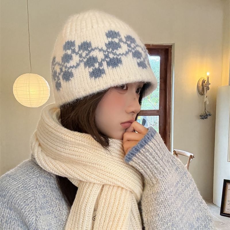 Beanie Knit Patterned