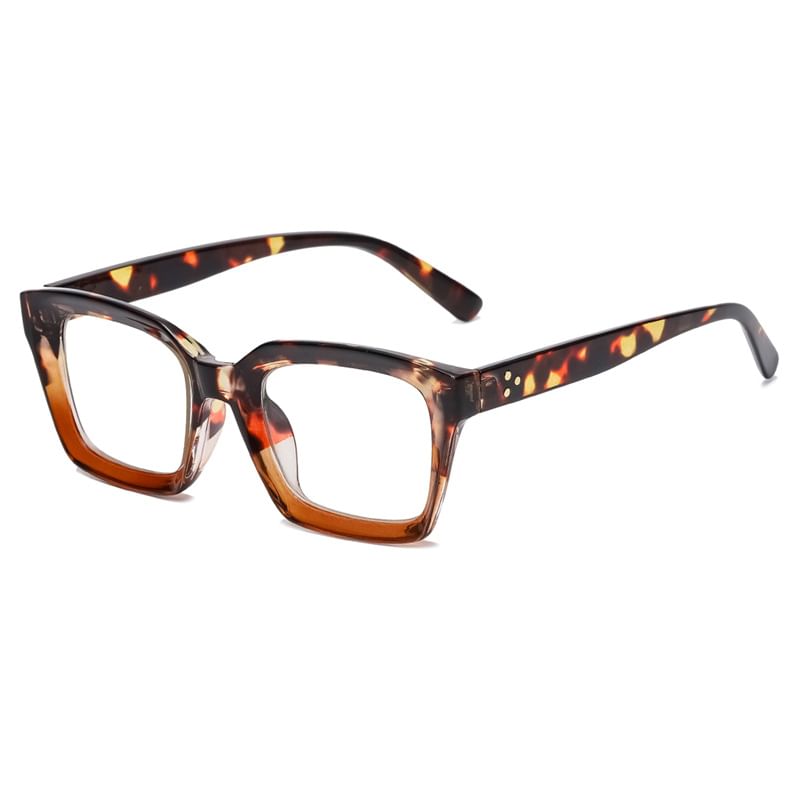 Square Resin Blue Light Blocking Eyeglasses