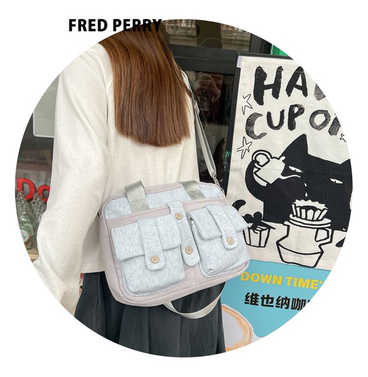 Multi-Pocket Plain Computer Bag